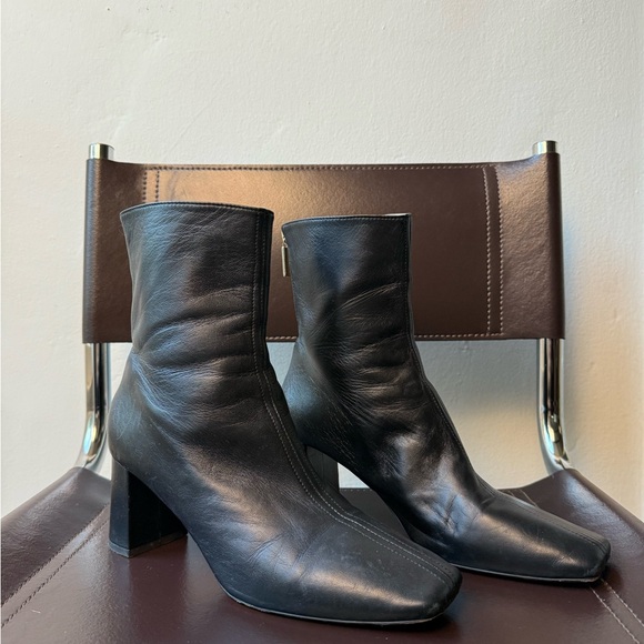 Dear Frances, Block Heel, Black Boots, Size 39 - Picture 5 of 7